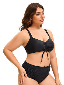 European American Women's Stylish Fitness <b>Swimwear</b> Sexy Solid Pattern Print One-Piece <b>Beachwear</b> Cut-Out Back Design Breathable - Product Image 5