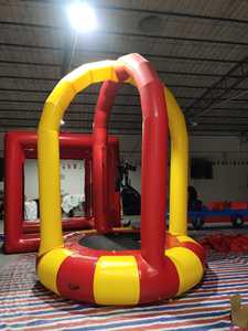 Vente en gros de <span class=keywords><strong>trampoline</strong></span> gonflable de saut à l'élastique en PVC de 3m de diamètre pour enfants adultes - Product Image 3