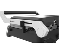 Anbolife NUEVA Parrilla de Contacto Digital con 10 Programas Diferentes, Revestimiento Antiadherente, Carcasa Fría al Tacto, Compatible con Fabricación OEM y ODM