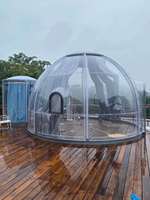 Maison dôme étoile la plus populaire Chambre ciel étoilé préfabriquée Maison dôme transparente transparente camping glamping tente à bulles maison mobile