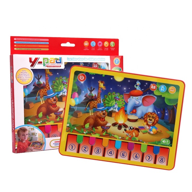 Samtoy Montessori Early Educational Interactive English Talking Toys Tablet PC Ipad for Kids Learning Machine for Children