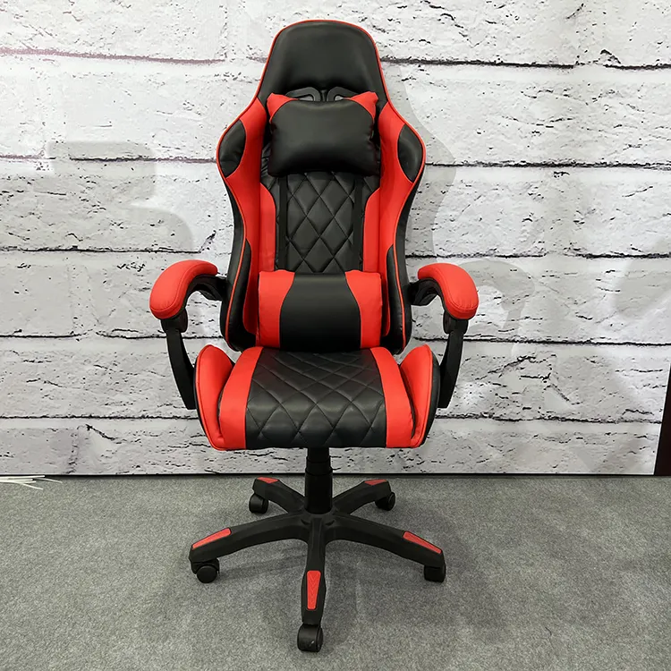 Professional Exports High Back Comfortable Game Chair Silla Swivel PVC Leather Gaming Chair