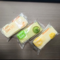 Pastel de Trigo Suave con Sabor a Matcha de Obalabs, 60 g, Bajo en Grasa, Cocción al Vapor, Certificado HALAL, Caja con 6 Meses de Duración