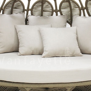 Feuille Tissage Grande Chaise Suspendue Meubles de Terrasse Extérieure <span class=keywords><strong>Double</strong></span> Chaise Suspendue Extérieure pour Hôtel Maison Salon Design - Product Image 4