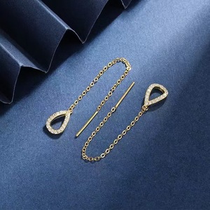 Pendientes Largos de Aleación con Diseño de Gota de Agua y Borlas para Mujer, de Moda, de <span class=keywords><strong>KILLY</strong></span> BILLY, Accesorio Fino con Cara de Joker, Tentación - Product Image 2