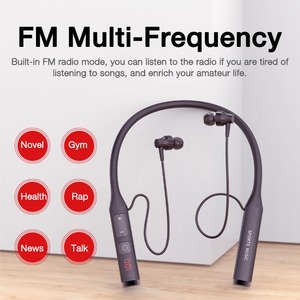 หูฟังไร้สายแบบคล้องคอ Lxy-7v รุ่นใหม่ สำหรับเล่นกีฬา ตัดเสียงรบกวน กันเหงื่อ กันน้ำ - Product Image 4