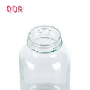 Bouteilles en verre rondes transparentes avec bouchon à vis en bambou, 80 ml, 100 ml, 120 ml, 150 ml, 200 ml, 250 ml, pour médicaments, pilules, vides - Product Image 5