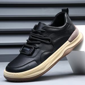 Zapatos de Hombre con Punta Inclinada, Versión Europea, Modelo <span class=keywords><strong>Mango</strong></span>, Transpirables, Retro, de Cuero Genuino, Casuales, a la Moda, Primavera 2026 - Product Image 6