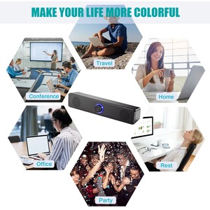 <span class=keywords><strong>Barre</strong></span> <span class=keywords><strong>de</strong></span> <span class=keywords><strong>son</strong></span> filaire 102, mini haut-parleurs USB portables, système audio surround double haut-parleur pour ordinateur <span class=keywords><strong>de</strong></span> bureau, caisson <span class=keywords><strong>de</strong></span> basses - Product Image 3