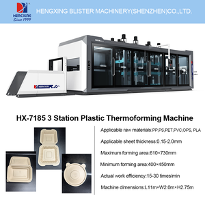 Автоматическая машина для формования блистеров HENGXING с <span class=keywords><strong>3</strong></span> станциями (ПЭТ/ПЭ/ПС/ПВХ/АБС/ПП), с автоматической фиксацией пресс-форм, поддержкой <span class=keywords><strong>IoT</strong></span> и 2-летней гарантией - Product Image 4
