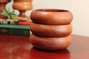 ชามไม้ทำมือ งานตกแต่งธรรมชาติ คุณภาพพรีเมียม ยั่งยืน ออร์แกนิค เหมาะสำหรับโต๊ะอาหารในครัว - Product Image 5