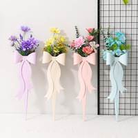 Boîte d'arrangement de Roses faite à la main, 12 pièces, emballages cadeaux, manches simples