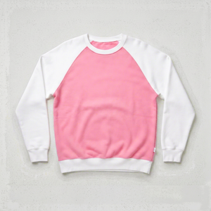 เสื้อสเวตเชิ้ตผู้ชายสีชมพูขาว แขนยาว คอวี แบบถัก สไตล์ลำลอง มีฮู้ด - Product Image 1