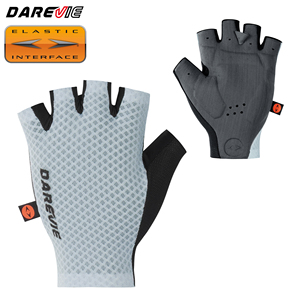 Gants de vélo Darevie d'été antidérapants à demi-doigts, absorption des chocs, gants de vélo de route, interface élastique italienne, paume d'équipe - Product Image 5