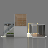 Trépied de sol en aluminium modulaire à deux niveaux, personnalisé, Double étage, Design d'exposition