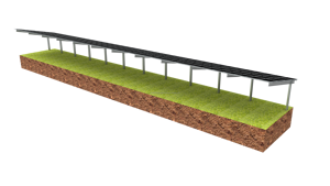 Système de montage solaire en acier à montage BIPV étanche CARPORT Garage auvent cadre en métal abri de voiture bois traité sous pression Nature - Product Image 6