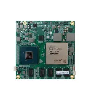 새로운 Loongson 3A6000 프로세서 산업용 임베디드 마더보드 8GB DDR4 95mm * 95mm COM-익스프레스 컴팩트 데스크탑 모듈 HDMI SATA