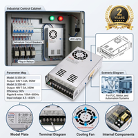 Alimentation LED à sortie unique S-350-24 12V 24V 48V, convertisseur AC/DC industriel 110V 220V, SMPS 350W à découpage unique