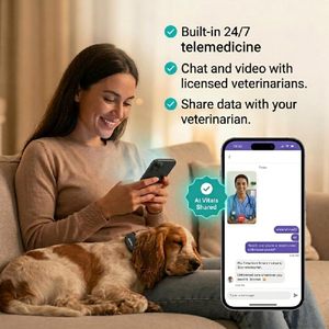 ปลอกคออัจฉริยะ PetPace Dog Health Monitor V3.0 พร้อมระบบติดตามสัญญาณชีพและอาการปวดตลอด 24 ชั่วโมงสำหรับสัตว์เลี้ยง - Product Image 4