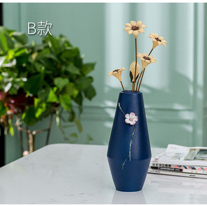 <span class=keywords><strong>Vase</strong></span> en céramique contemporain et à main, contrôleur de fleurs, <span class=keywords><strong>vase</strong></span> créatif pour salon, décoration de la maison, arrangement de fourrure hydroponique - Product Image 5