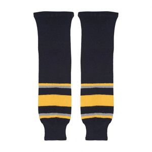 Calcetines de Hockey Personalizados de Punto, Cálidos y Ajustados, para Adultos, con Rayas, de Malla, para Práctica, 100% Poliéster, de Secado Rápido, para Patinaje sobre Hielo - Product Image 1