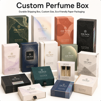 Boîte d'emballage de parfum avec logo personnalisé, boîte cadeau en carton rigide, emballage pour soins personnels, carton de 2 mm avec impression personnalisée