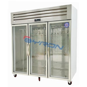 Tủ trưng bày thịt dọc Byron với thiết bị làm lạnh Thiết bị làm lạnh thương mại cho tủ đông an toàn thịt - Product Image 6