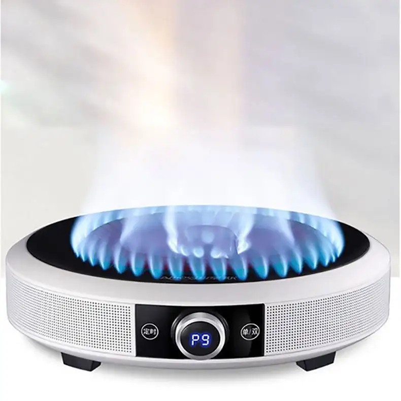 Household Explosion Electromagnetic Stove Intelligent Round Electric Flame Furnace Electric Ceramic Plastic Ce Commercial 1 YEAR