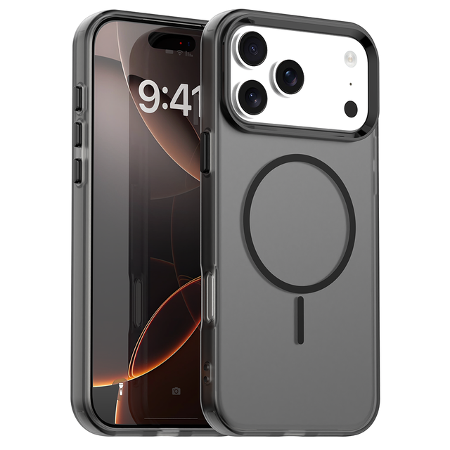 High Quality Frosted Magnetic Charging Mobile Phone Case for iPhone 17 Pro Max 16E 14 15 Plus 13 12 Pro 17 Air Hard Matte Cover
