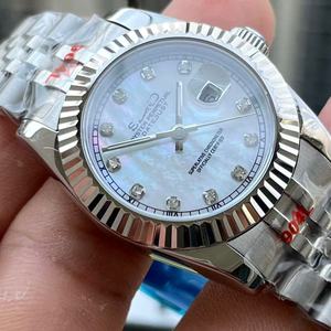 Montre mécanique analogique modifiée pour femme, 31 mm, lumineuse, NH05 Miyota, acier inoxydable, verre saphir 20 mm, étanche, lumineuse - Product Image 4