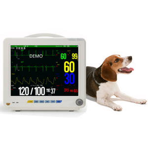 Klinik musim semi hewan jantung & Sistem Monitor pasien leher dengan EtCO2 akurasi tinggi tampilan 12 inci pemantauan ECG - Product Image 2