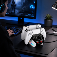 Support de Charge Double pour Manettes PS5 – Station de Recharge pour Deux Contrôleurs PlayStation 5