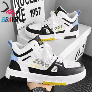 Zapatos Deportivos Impermeables de Caña Alta para Hombre, Otoño 2025, para Estudiantes de Secundaria, Casuales de Verano, Blancos - Product Image 2