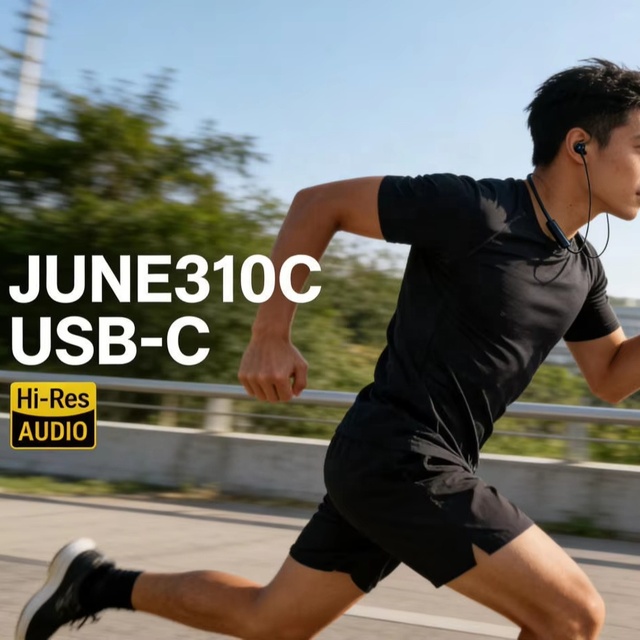 Original OEM Tune 310C USB C Wired In-Ear Headset HiFi Music Sound Clear Call Noise Cancelling Ergonomic Sports Office Earphone