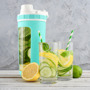 Vidro copo proteína shaker garrafa vidro borosilicato com manga silicone - Product Image 5