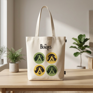 Custom Printed <b>Large</b> Cotton <b>Canvas</b> <b>Tote</b> <b>Bag</b> with Long Handles Reusable Shopping Carry <b>Bag</b> for Women Wholesale - Product Image 2