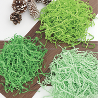 Sac de 30g de déchets de papier froissé colorés en raphia pour remplissage de boîtes cadeaux, emballages de mariage et de fête d'anniversaire