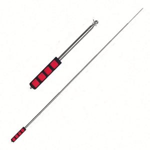 Nuevo Producto al por Mayor, Asta de Bandera Telescópica Retráctil de Acero Inoxidable de Alta Calidad para Publicidad Deportiva y Guías Turísticos - Product Image 2
