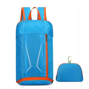 סיטונאי Waterproof אישית לוגו ניילון קל משקל נסיעות Daypack מתקפל ספורט תיק קניות תרמיל