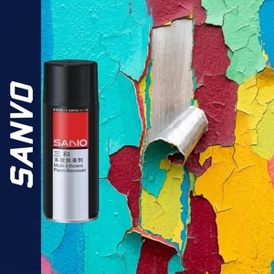 SANVO Decapante per Vernice su Metallo e Legno, Spray Rapido per Rimozione Vernice, Alta Efficacia, Ripristino Metalli OEM - Product Image 1