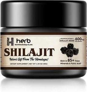 Gouttes pour les oreilles en résine de Shilajit de l'Himalaya pur OEM/ODM 50ML 2ML marques privées pour le soutien immunitaire des adultes - Product Image 1