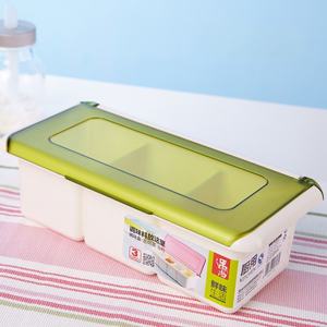 Ensemble de pots à épices pour cuisine domestique, quatre compartiments pour sel et poivre, boîte à assaisonnement anti-humidité avec cuillère - Product Image 6