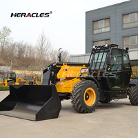 Prix Usine HERACLES Chariot Télescopique 4x4 de 3,5 Tonnes avec PLC et Moteur, Hauteur de Levage de 7000 mm, à Vendre