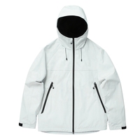 Veste coupe-vent à capuche légère et imperméable pour hommes, survêtement coupe-vent en nylon respirant pour la pêche, la randonnée