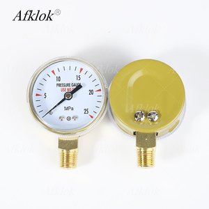 오일 충전 압력 게이지가있는 핫 세일 OEM 스테인레스 스틸 맞춤형 바닥 연결 산업용 측정 기기 - Product Image 4