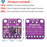 Module d'amplificateur audio I2S MAX98357, amplification de classe D non filtrée, prend en charge ESP32 Raspberry Pi