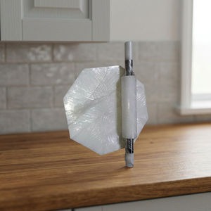 Planche à rouler en plastique et rouleau à pâtisserie - Léger, sans danger pour les aliments, design extra long - Product Image 3