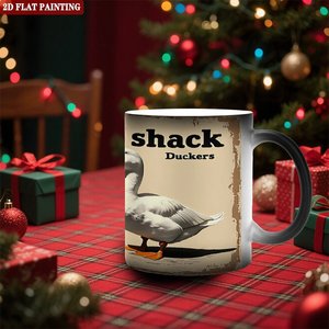 Taza Personalizada con Impresión, Negra Esmerilada, 11 oz, Cerámica, Sensible al Calor, para Sublimación - Product Image 2