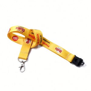 Cadeau promotionnel, lanyards personnalisés en polyester imprimés numériquement et en sérigraphie, design personnalisé avec logo - Product Image 1