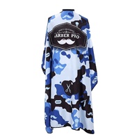 Vinnie Cape de coiffeur et de coiffeur en coton et polyester imperméable pour salon de coiffure